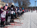 Первенство по лыжным гонкам среди юных спортсменов